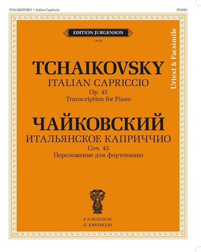 P.I. Tschaikowsky: Italian Capriccio op. 45, Klav