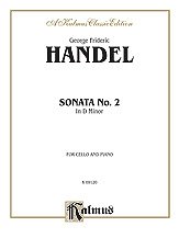 DL: G.F. Händel: Handel: Sonata No. 2 in D Mi, VcKlav (Klavp