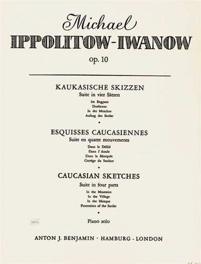 I. Michail: Kaukasische Skizzen op. 10 , Klav