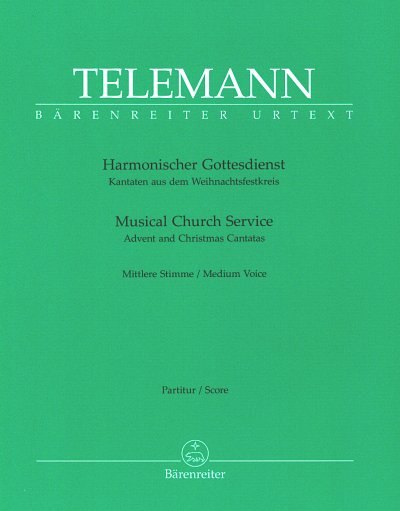 G.P. Telemann: Der harmonische Gottesdie, GesMFl/VlBc (Part)
