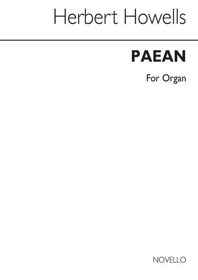 H. Howells: Paean-six Pieces For Organ No.6