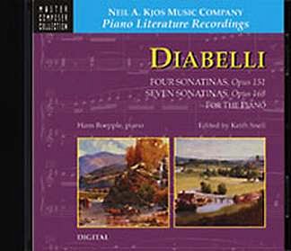 A. Diabelli: 4 Sonatinas Op 151 + 7 Sonatinas Op 168