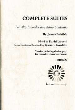 Paisible James: Complete Suites Instant Harmony