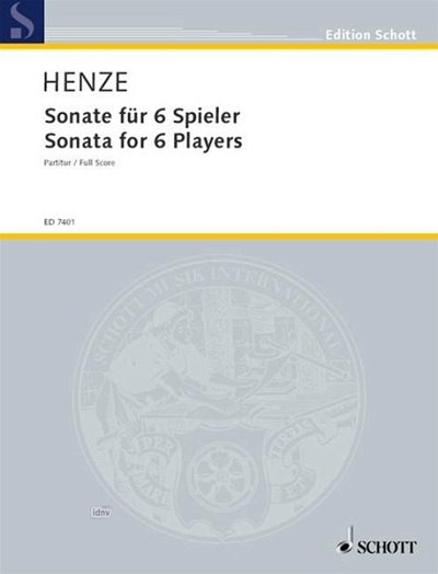 H.W. Henze: Sonate für sechs Spieler  (Part.)
