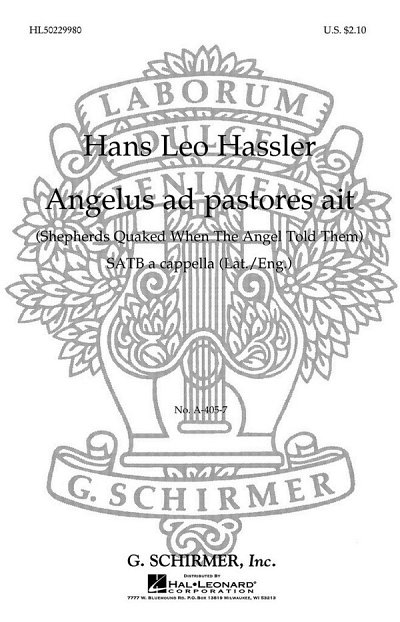 H.L. Haßler: Angelus Ad Pastores Ait, GchKlav (Chpa)