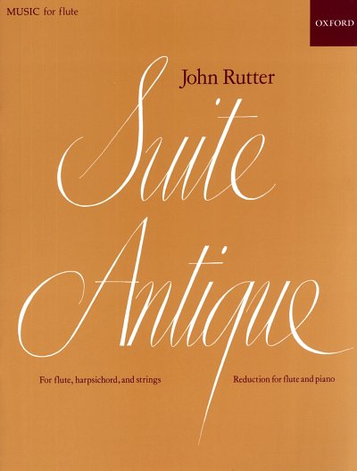 J. Rutter: Suite Antique for flute, harpsicho, FlKlav (KASt)