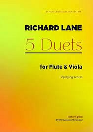 R. Lane: 5 Duets, FlVla (2Sppa)