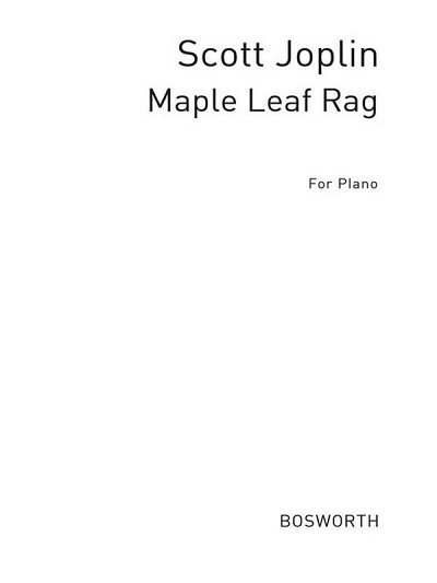 Joplin, S Maple Leaf Rag Easy (Naylor), Klav