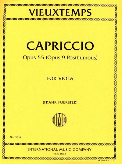 H. Vieuxtemps: Capriccio op. 55, Va