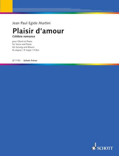 DL: J.P.E. Martini: Plaisir d'amour F-Dur, GesKlav