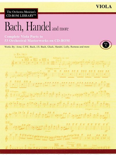 Bach, Handel and More - Volume 10, Va (CD-ROM)