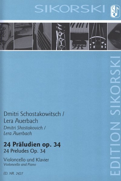 D. Schostakowitsch: 24 Praeludien, VcKlav (KlavpaSt)