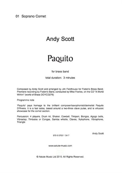 A. Scott: Paquito