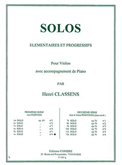 H. Classens: Solo n°6 Op.69 n°6 (première série)