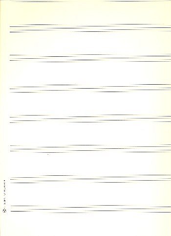5 Bogen Notenpapier Quartformat Hoch 27x34