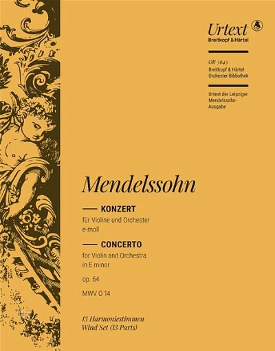 F. Mendelssohn Barth: Violinkonzert e-moll op, VlOrch (HARM)