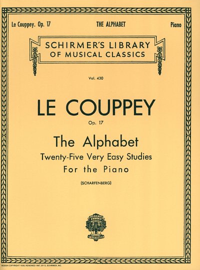 Alphabet, Op. 17 (25 Very Easy Studies), Klav