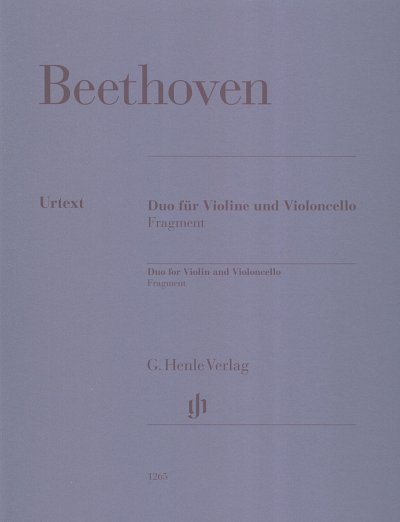L. v. Beethoven: Duo fuer Violine und Violonce., Violine, Vi