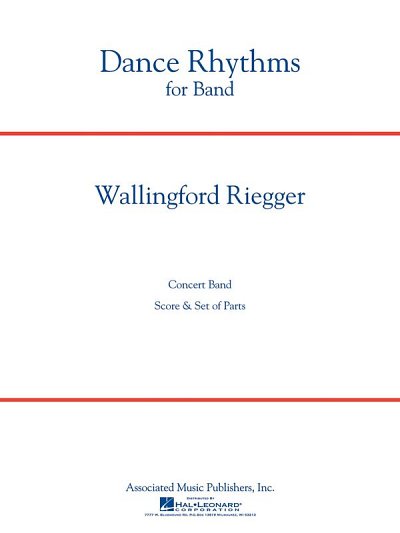 W. Riegger: Dance Rhythms for Band op. 58, Blaso (Pa+St)