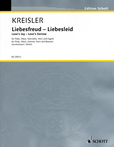 F. Kreisler: Liebesfreud - Liebesleid , FlObKlHrFg (Pa+St)