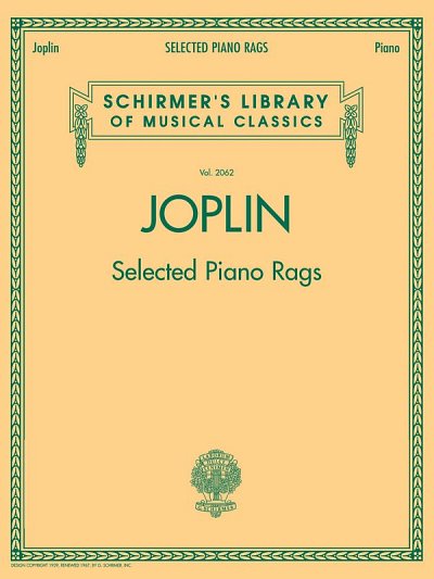 S. Joplin: Selected Piano Rags, Klav