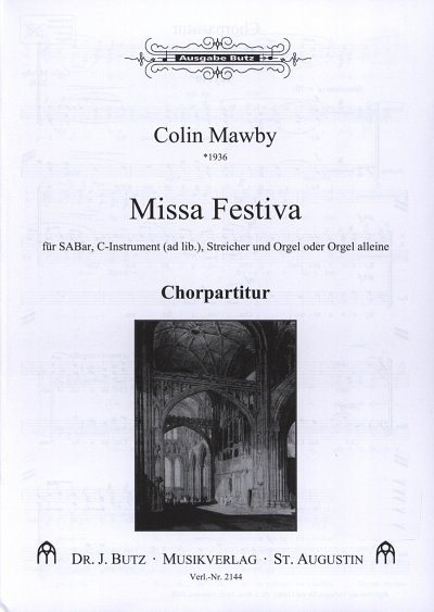 C. Mawby: Missa Festiva Chorpartitur