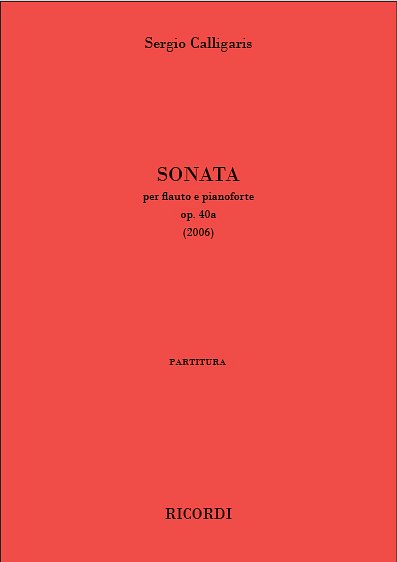 S. Calligaris: Sonata op. 40a, FlKlav (Pa+St)