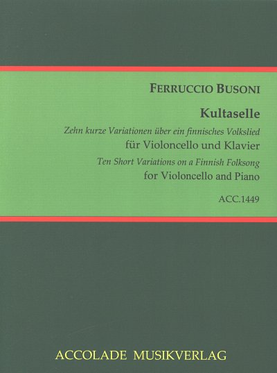 F. Busoni: Kultaselle KiV 237, Violoncello, Klavier