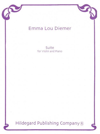 E.L. Diemer: Suite, VlKlav (Pa+St)