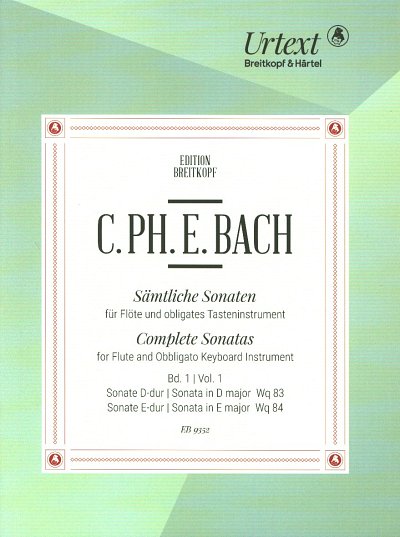 C.P.E. Bach: Sämtliche Sonaten 1, FlCemb/Klav (KlavpaSt)
