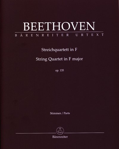 L. v. Beethoven: Streichquartett F-Dur op., 2VlVaVc (Stsatz)