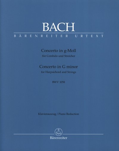 J.S. Bach: Concerto in g-Moll BWV 1058, KlavStrBc (KA)