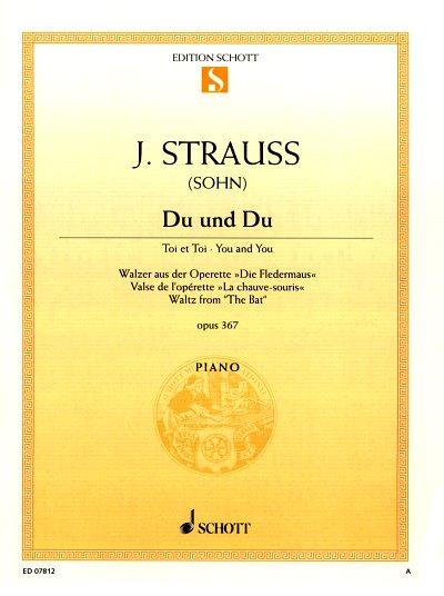 J. Strauß (Sohn): Du und du op. 367 , Klav
