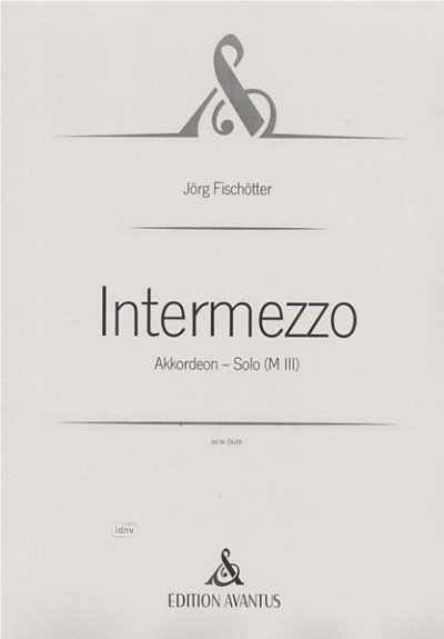 F. Joerg: Intermezzo Akkordeon Solo MI., Akkordeon