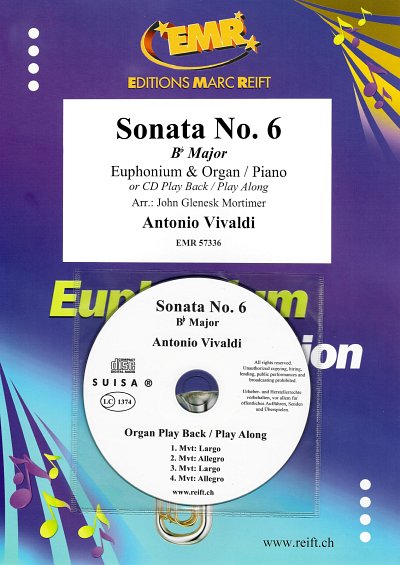A. Vivaldi: Sonata No. 6, EuphKlav/Org (+CD)