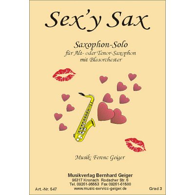 F. Geiger: Sexy Sax, A/TsaxBigb (Dir+St)