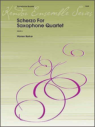 W. Barker: Scherzo For Saxophone Quartet