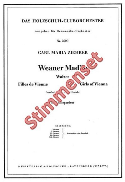 C.M. Ziehrer et al.: Weaner Mad'Ln
