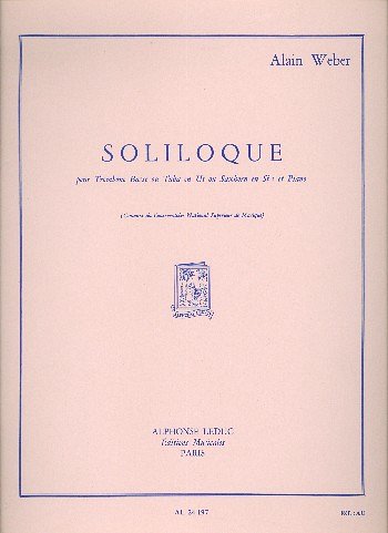 A. Weber: Soliloque, TbKlav (KlavpaSt)