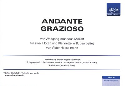 W.A. Mozart: Andante Grazioso, 2FlKlar
