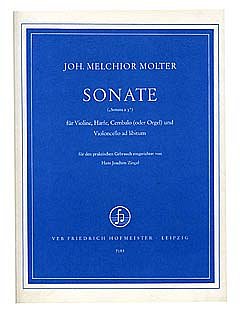 J.M. Molter: Sonate für Violine, Harfe,