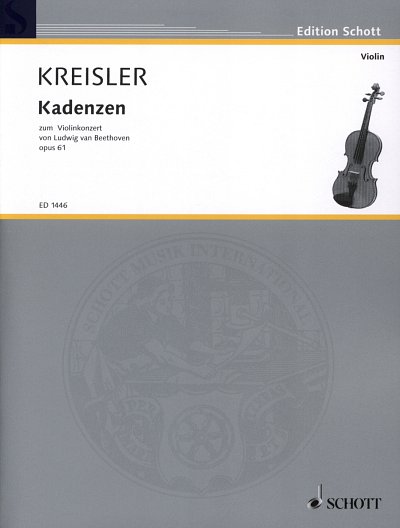 F. Kreisler: Kadenzen zum Violinkonzert D-Dur, Viol (Vlsolo)
