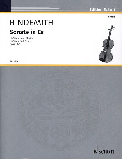 P. Hindemith: Sonate in Es op. 11/1, VlKlav (KlavpaSt)