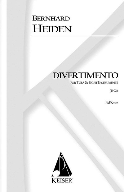 B. Heiden: Divertimento for Tuba and Eight Instrumen (Part.)