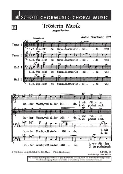 DL: A. Bruckner: Trösterin Musik, Mch4 (Chpa)