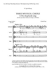 C. Susa: Three Mystical Carols: The Shepherds Sing