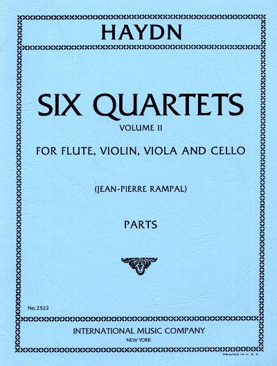 J. Haydn: Six Quartets 2, FlVlVlaVc (OStsatz)