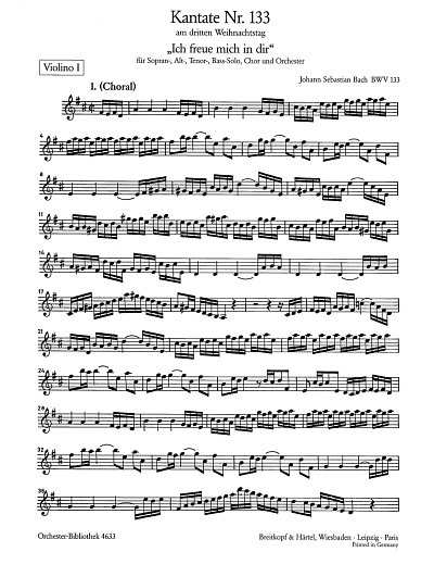 J.S. Bach: Kantate Nr. 133 BWV 133