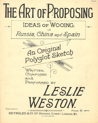 Leslie Weston: The Art Of Proposing