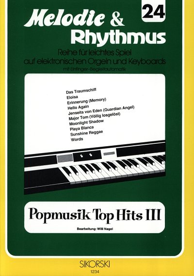Popmusik Top Hits 3 Melodie + Rhythmus 24